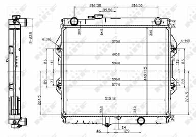 Radiators, Motora dzesēšanas sistēma NRF 53151 1