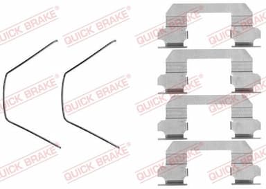 Piederumu komplekts, Disku bremžu uzlikas QUICK BRAKE 109-1789 1