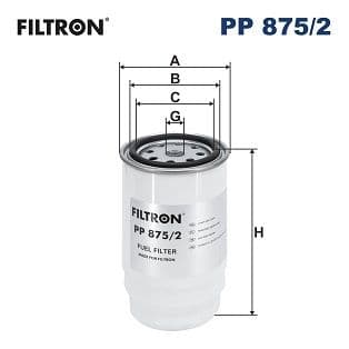 Degvielas filtrs FILTRON PP 875/2 1