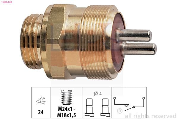 Slēdzis, Atpakaļgaitas signāla lukturis EPS 1.860.128 1