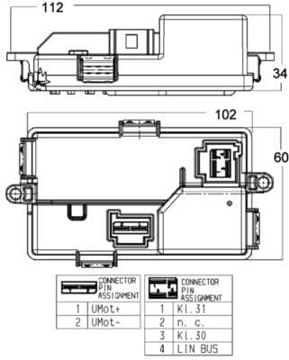 Regulators, Salona ventilators MAHLE ABR 68 000P 2