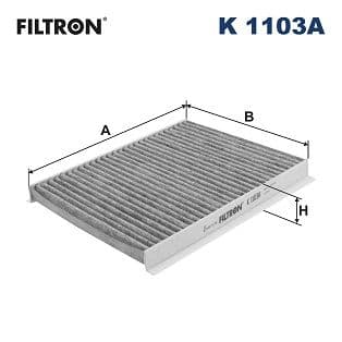 Filtrs, Salona telpas gaiss FILTRON K 1103A 1