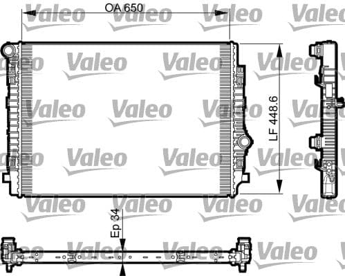 Radiators, Motora dzesēšanas sistēma VALEO 735549 1