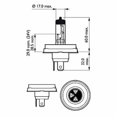 Kvēlspuldze PHILIPS 12475B1 3