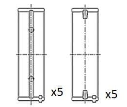 Kloķvārpstas gultnis FAI AutoParts BM1029-STD 1