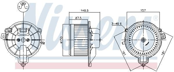 Salona ventilators NISSENS 87572 1