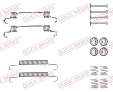 Piederumu komplekts, Stāvbremzes mehānisma bremžu loks QUICK BRAKE 105-0887 1