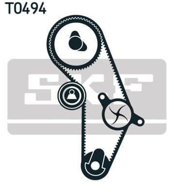 Zobsiksnas komplekts SKF VKMA 95020 2