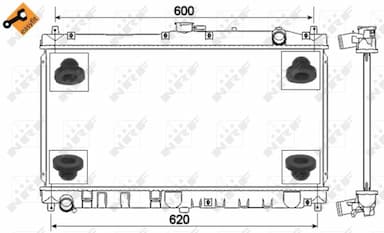 Radiators, Motora dzesēšanas sistēma NRF 53317 4