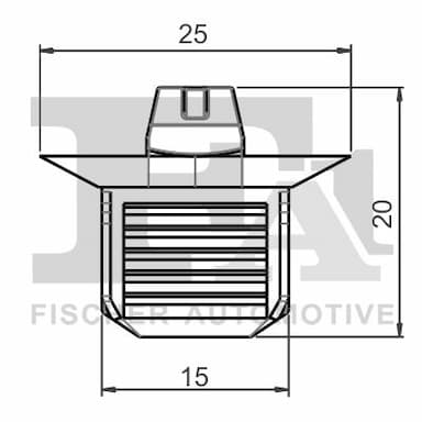 Moldings/aizsarguzlika FA1 11-40028.5 2