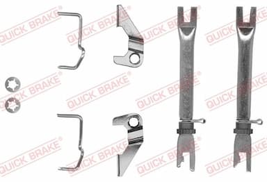 Regulatora komplekts, Trumuļu bremzes QUICK BRAKE 102 53 004 1