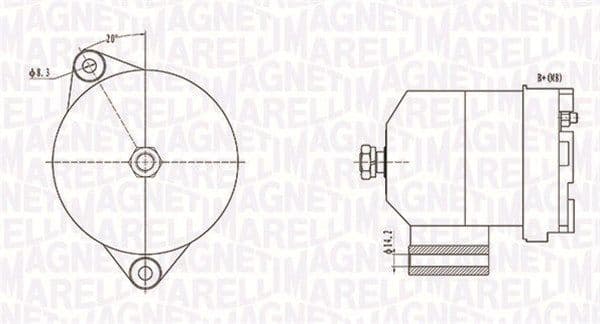 Ģenerators MAGNETI MARELLI 063731586010 1