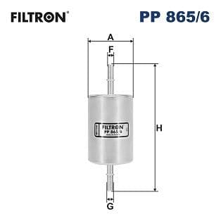 Degvielas filtrs FILTRON PP 865/6 1