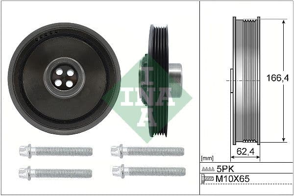 Siksnas skriemeļa komplekts, Kloķvārpsta Schaeffler INA 544 0171 20 1