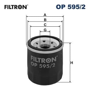 Eļļas filtrs FILTRON OP 595/2 1