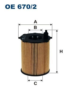 Eļļas filtrs FILTRON OE 670/2 1