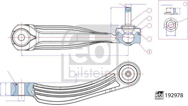 Stiepnis/Atsaite, Stabilizators FEBI BILSTEIN 192978 1