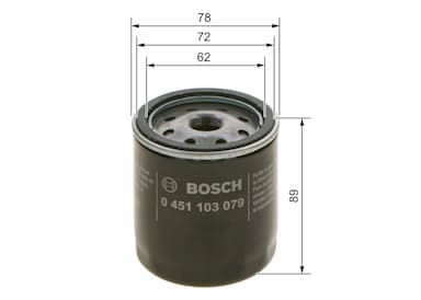 Eļļas filtrs BOSCH 0 451 103 079 5