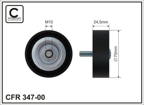 Parazīt-/Vadrullītis, Ķīļrievu siksna CAFFARO 347-00 1