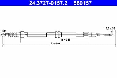 Trose, Stāvbremžu sistēma ATE 24.3727-0157.2 1