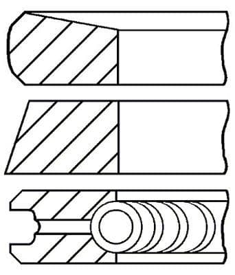 Virzuļa gredzenu komplekts FAI AutoParts PR20-000 1