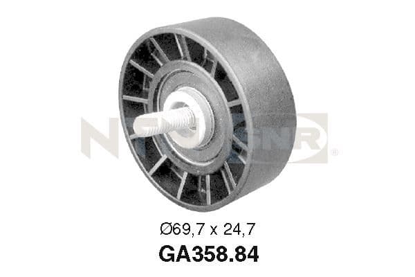 Spriegotājrullītis, Ķīļrievu siksna SNR GA358.84 1