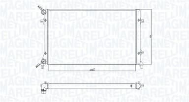 Radiators, Motora dzesēšanas sistēma MAGNETI MARELLI 350213166900 1