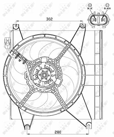 Ventilators, Motora dzesēšanas sistēma NRF 47547 2