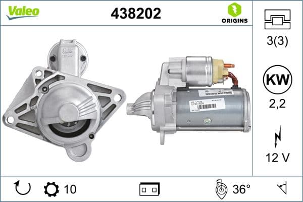 Starteris VALEO 438202 1