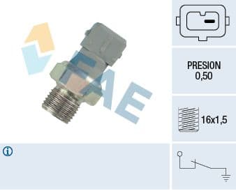 Eļļas spiediena devējs FAE 12460 1