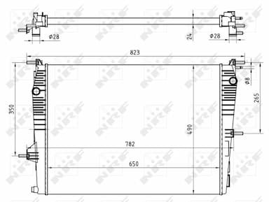 Radiators, Motora dzesēšanas sistēma NRF 53965 1