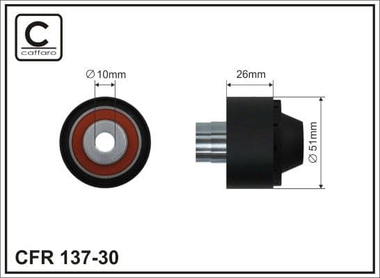 Parazīt-/Vadrullītis, Ķīļrievu siksna CAFFARO 137-30 1