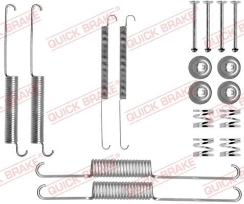 Piederumu komplekts, Bremžu loki QUICK BRAKE 105-0758 1