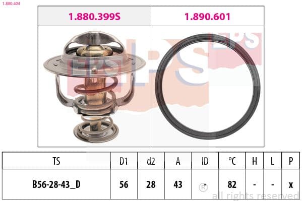 Termostats, Dzesēšanas šķidrums EPS 1.880.404 1