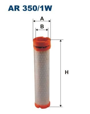 Sekundārā gaisa filtrs FILTRON AR 350/1W 1