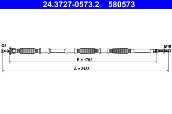 Trose, Stāvbremžu sistēma ATE 24.3727-0573.2 1