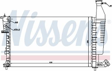 Radiators, Motora dzesēšanas sistēma NISSENS 63547 5