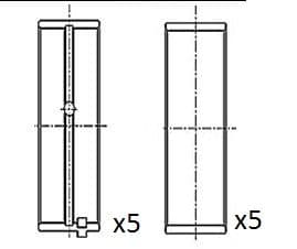 Kloķvārpstas gultnis FAI AutoParts BM1023-STD 1