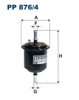 Degvielas filtrs FILTRON PP 876/4 1