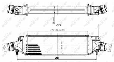 Starpdzesētājs NRF 30780 5