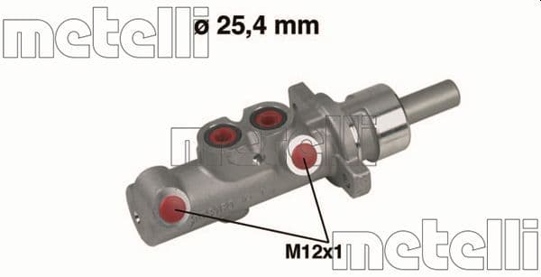 Galvenais bremžu cilindrs METELLI 05-0314 1