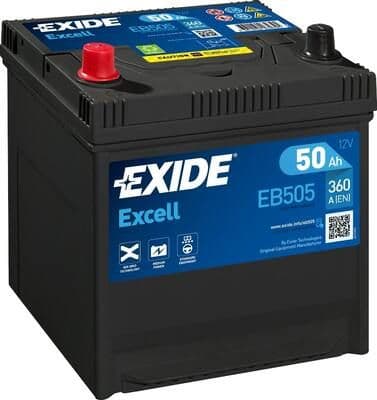 Startera akumulatoru baterija EXIDE EB505 1