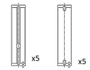 Kloķvārpstas gultnis FAI AutoParts BM1031-STD 1