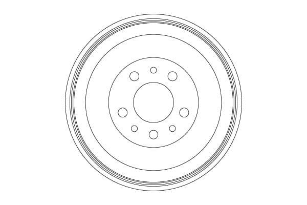 Bremžu trumulis TRW DB4563 1