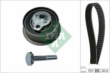 Zobsiksnas komplekts Schaeffler INA 530 0839 10 1