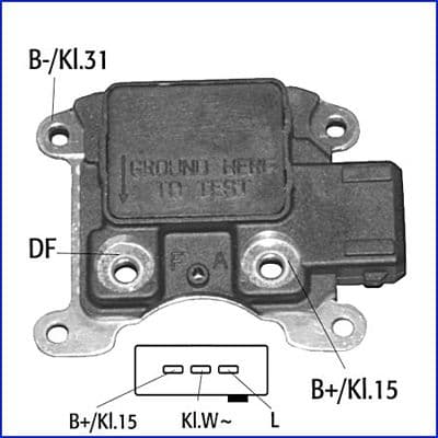 Ģeneratora sprieguma regulators HITACHI 130040 1