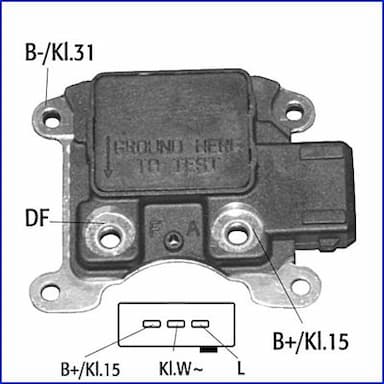 Ģeneratora sprieguma regulators HITACHI 130040 1