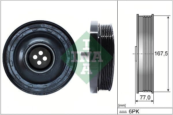 Piedziņas skriemelis, Kloķvārpsta Schaeffler INA 544 0137 10 1