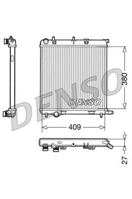 Radiators, Motora dzesēšanas sistēma DENSO DRM21026 1