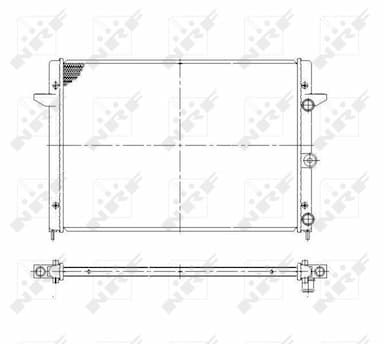 Radiators, Motora dzesēšanas sistēma NRF 58027 4